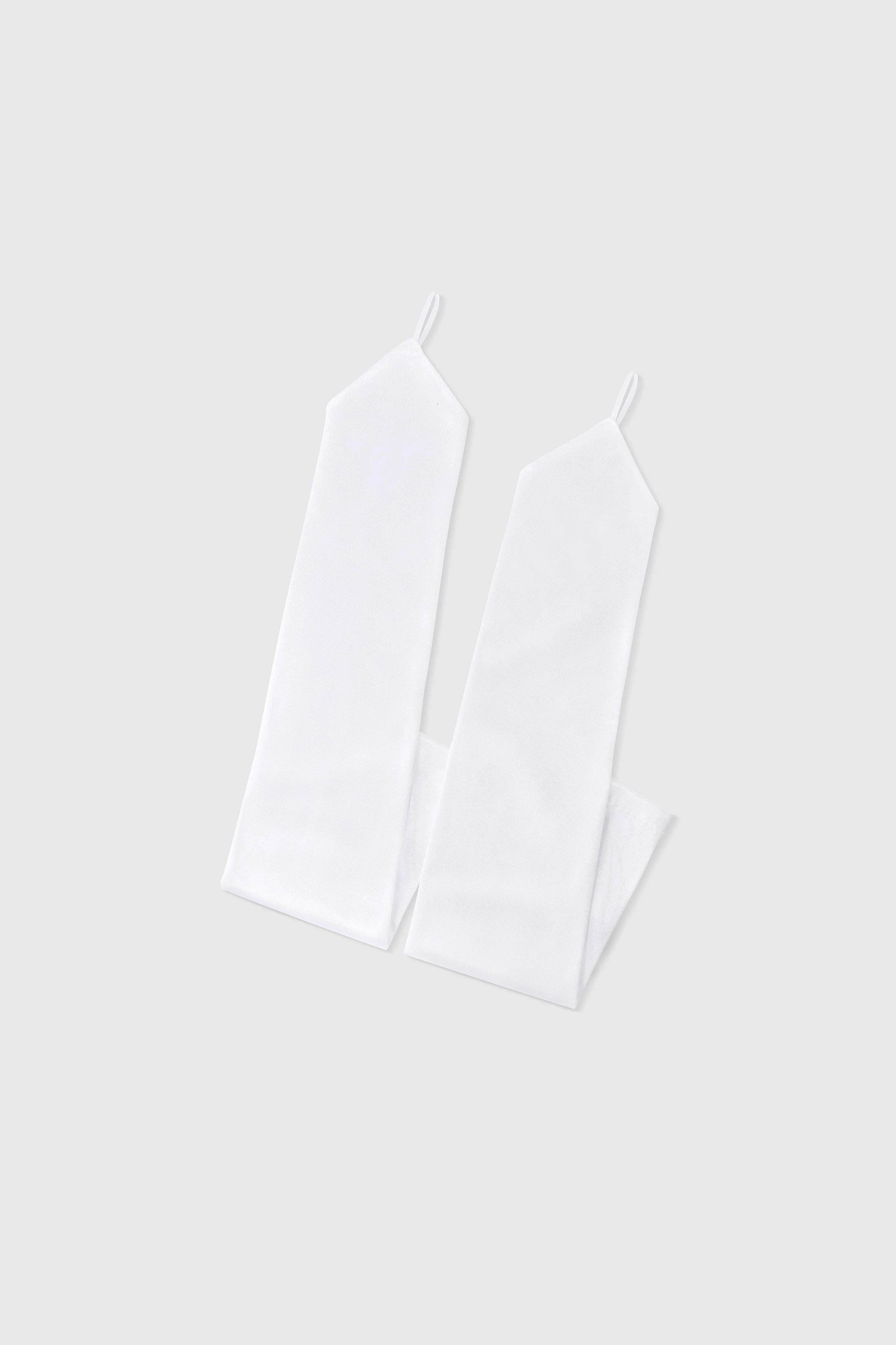 19'' Finger Loop Satin Stretchy Gloves