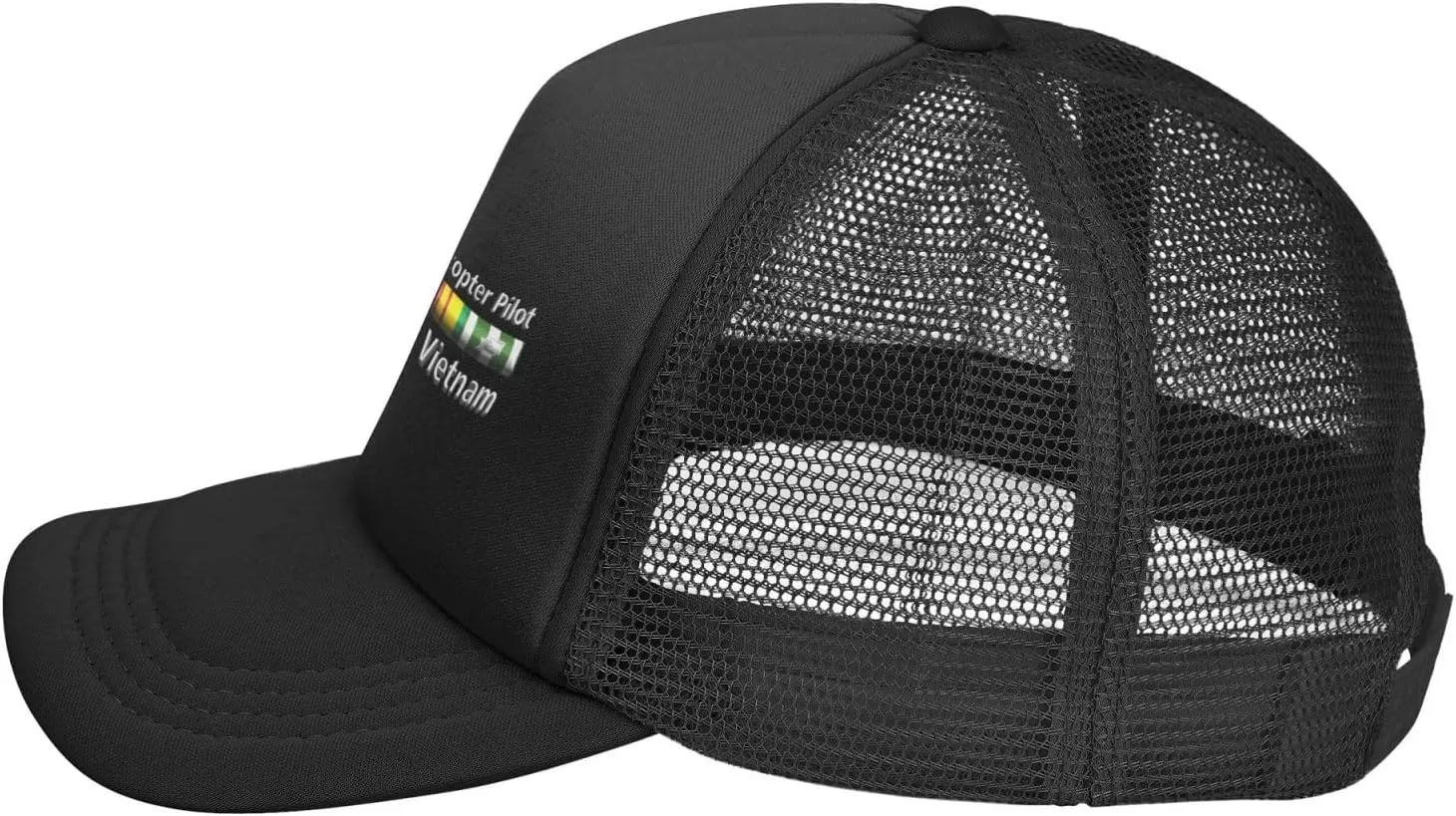Army Helicopter Pilot Vietnam Veteran Baseball Cap for Men Women Mesh Hat Adjustable Trucker Hat Dad Hat