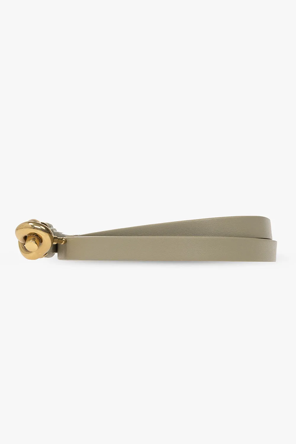 BOTTEGA VENETA SMALL KNOT CALFSKIN LEATHER BELT