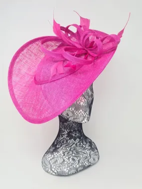 Calypso Pink Disc Fascinator