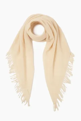 Cashmere Scarf in Cream
