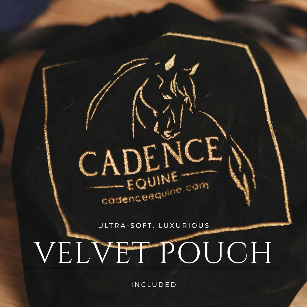 Equestrian Bun Cover with Delicate Glass Stones