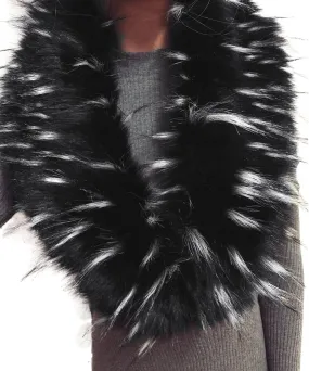 Fu Scarves Women Winter Fu Neck Warmer Scarf Cold Weather Soft Fuzzy Scarves