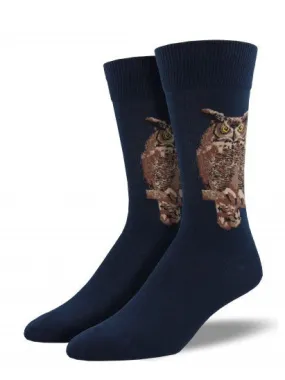 Great Horned Owl Socks (Men's)