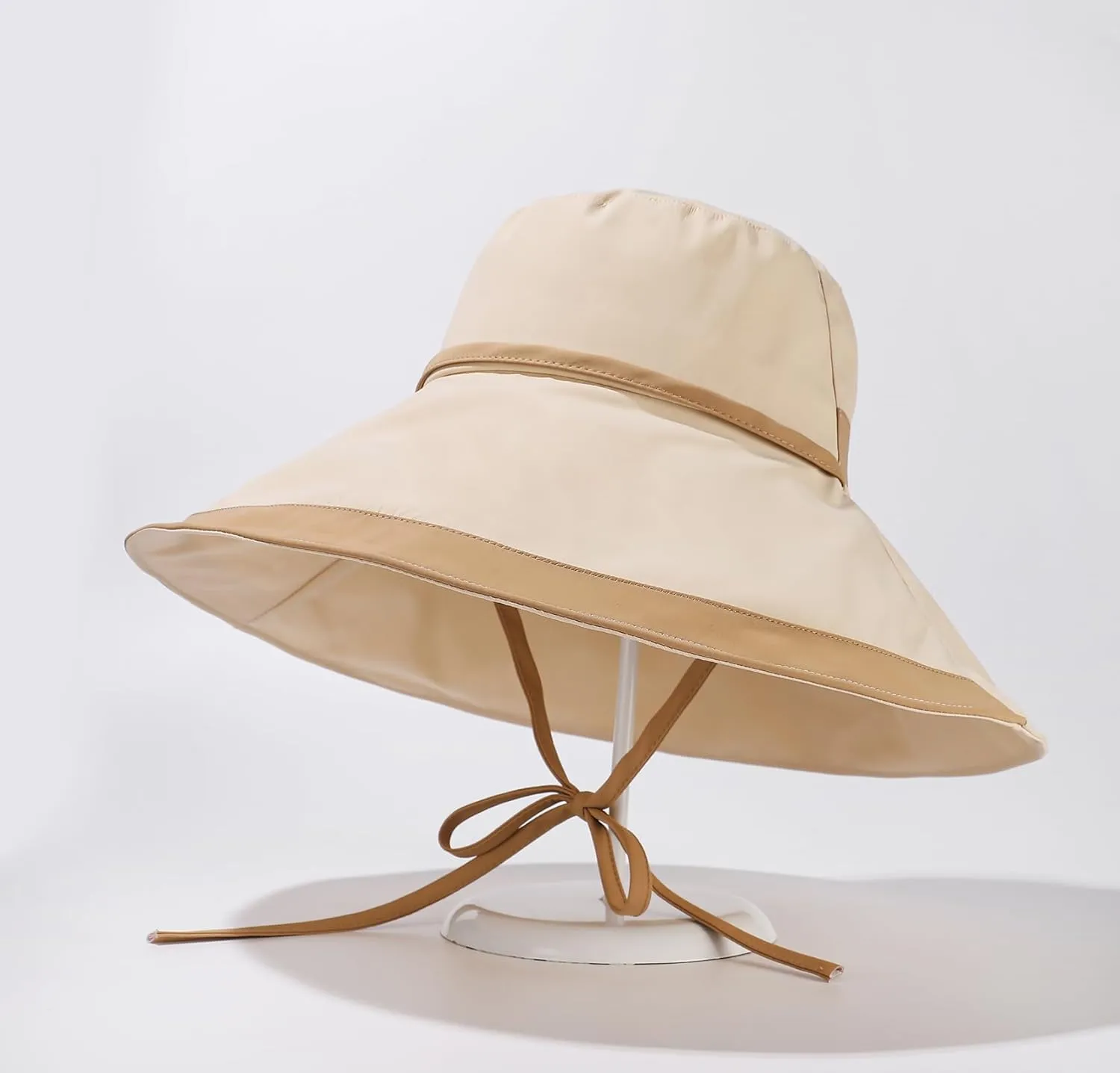 HUAMULAN Wide Brim Women Sun Hat Summer Beach Bucket Fishing Hats Metal Wired Edge Packable UV Protection for Hiking Garden