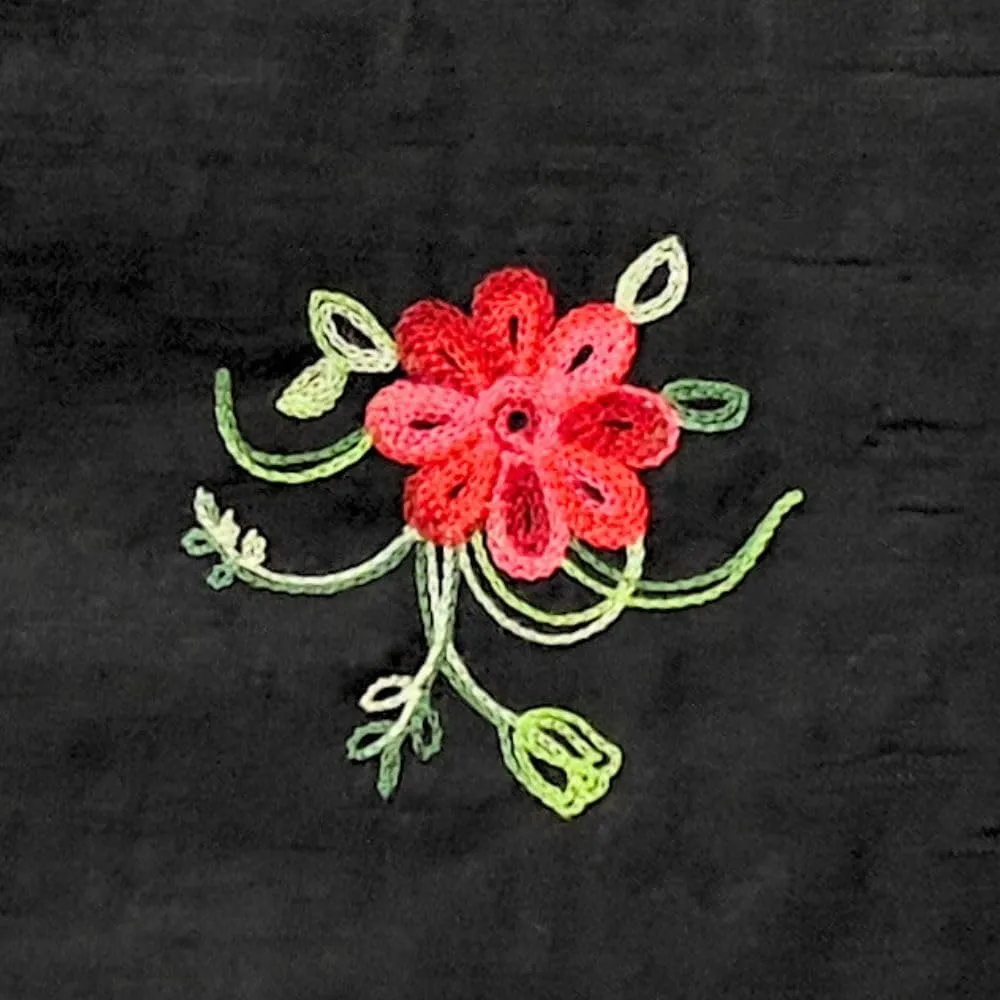 Humble Hilo Embroidered Floral Scarves Elegant Lightweight Colorful Shawl Wrap Scarf for Women