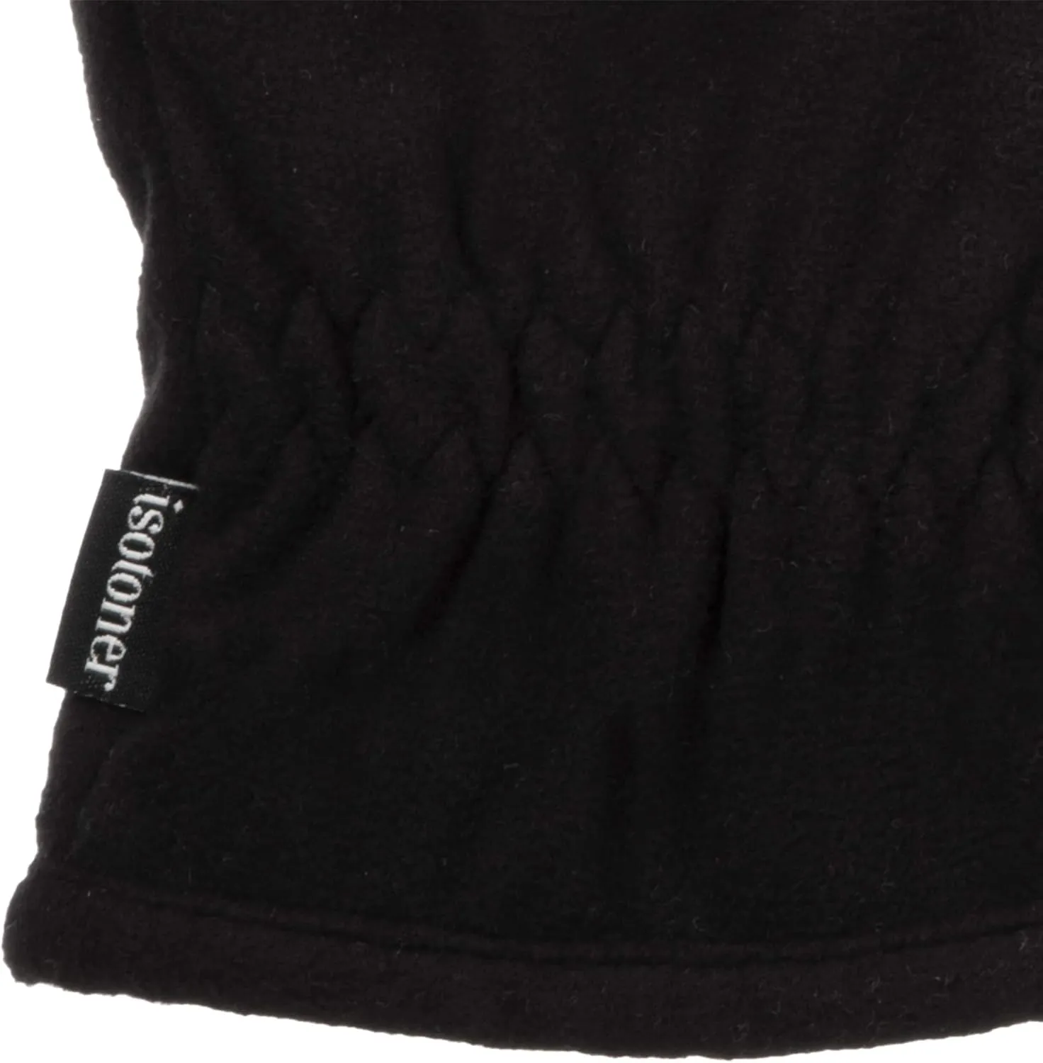 isotoner Men's Fleece Touchscreen Glove, Water-Repellent with a Sherpa Soft Lining