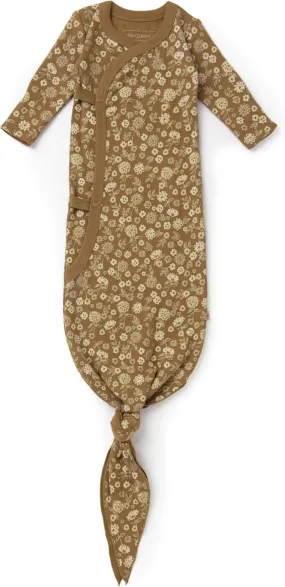 MakeMake Organics GOTS Certified Organic Cotton Kimono Knotted Blanket Tie Swaddle Hat Set Mittens Baby Boys Girls