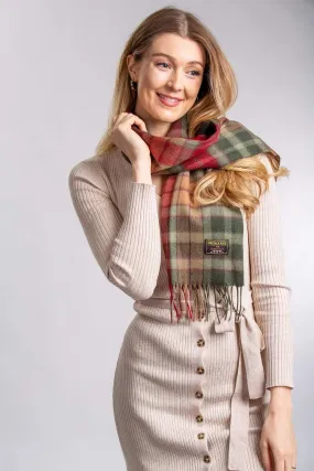Patrick King Woollen Company Lambswool Tartan Scarf - Autumn Buchanan