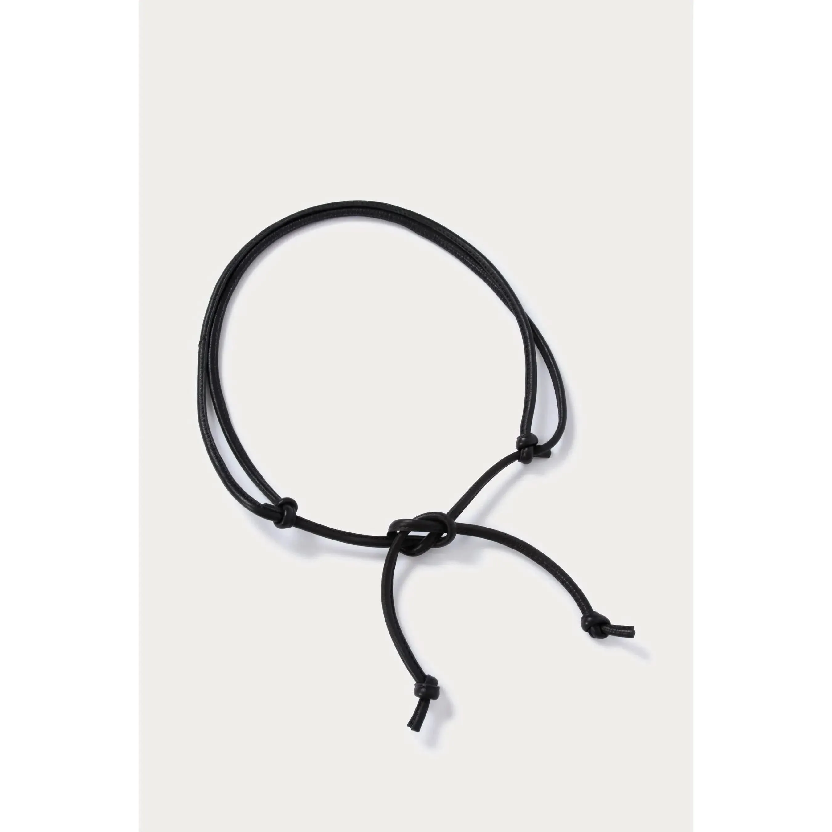 Rachel Comey Skinny Tubular Tie Belt in Black