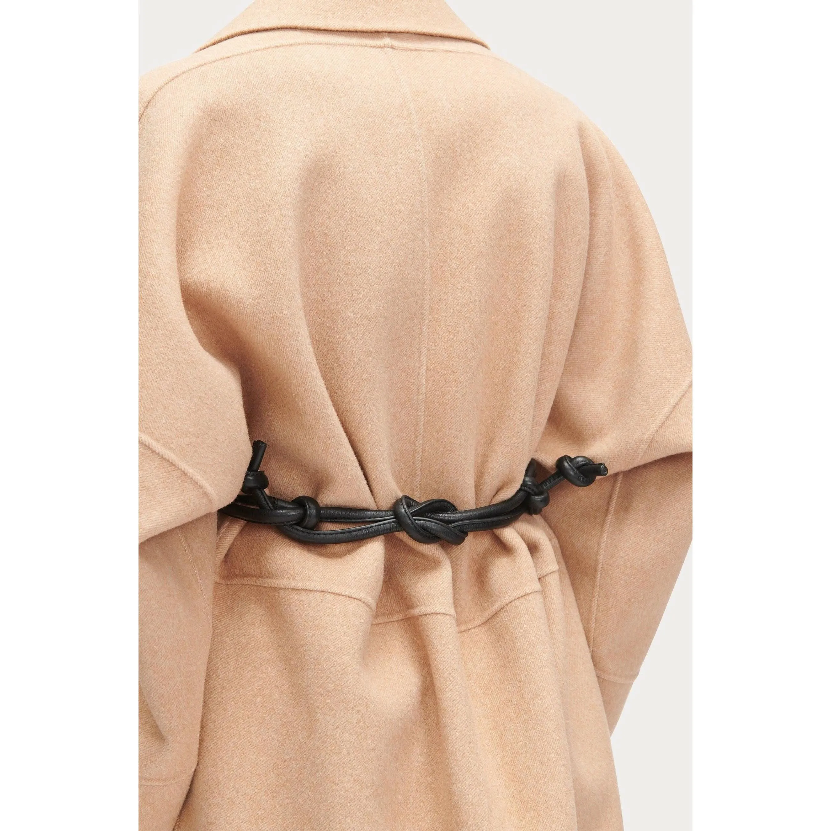 Rachel Comey Skinny Tubular Tie Belt in Black