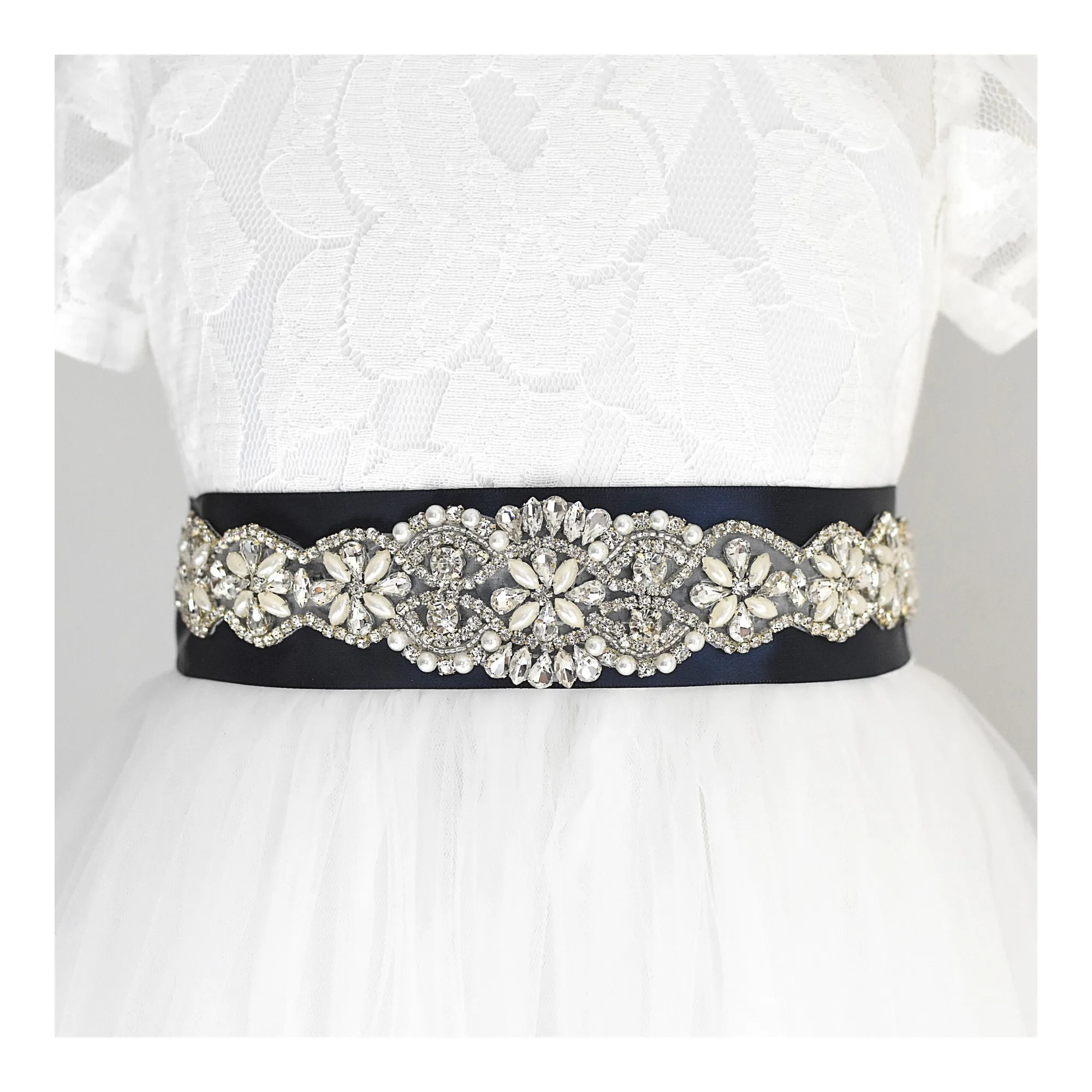 Rhinestone wedding belt - Style 006