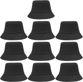 Unisex Bucket Hats Bulk, Solid Color Sun Hat Bucket Caps for Women Sumer Beach Outdoor Travel