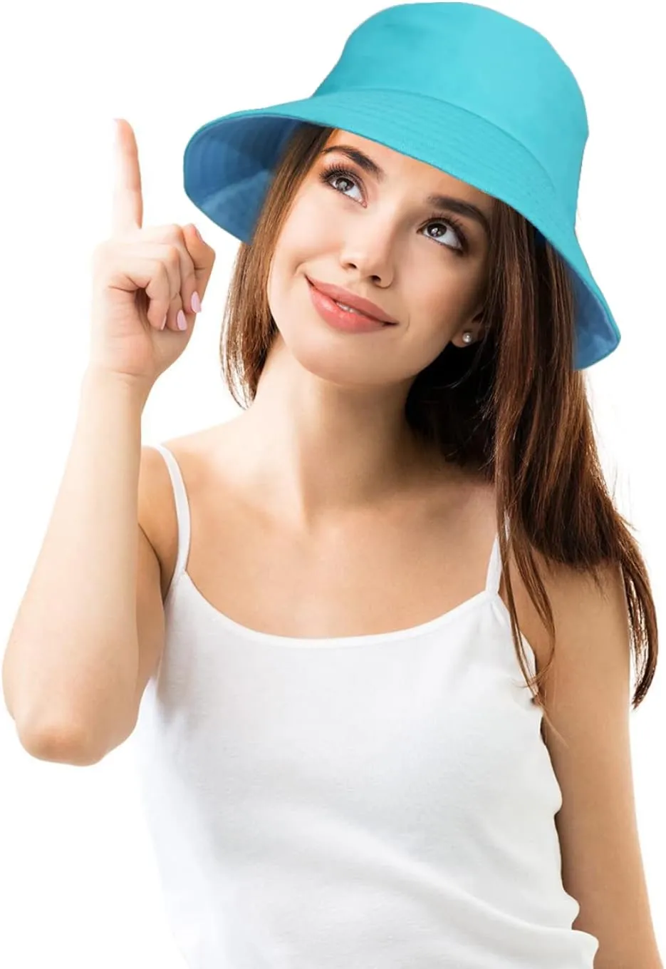 Unisex Bucket Hats Bulk, Solid Color Sun Hat Bucket Caps for Women Sumer Beach Outdoor Travel