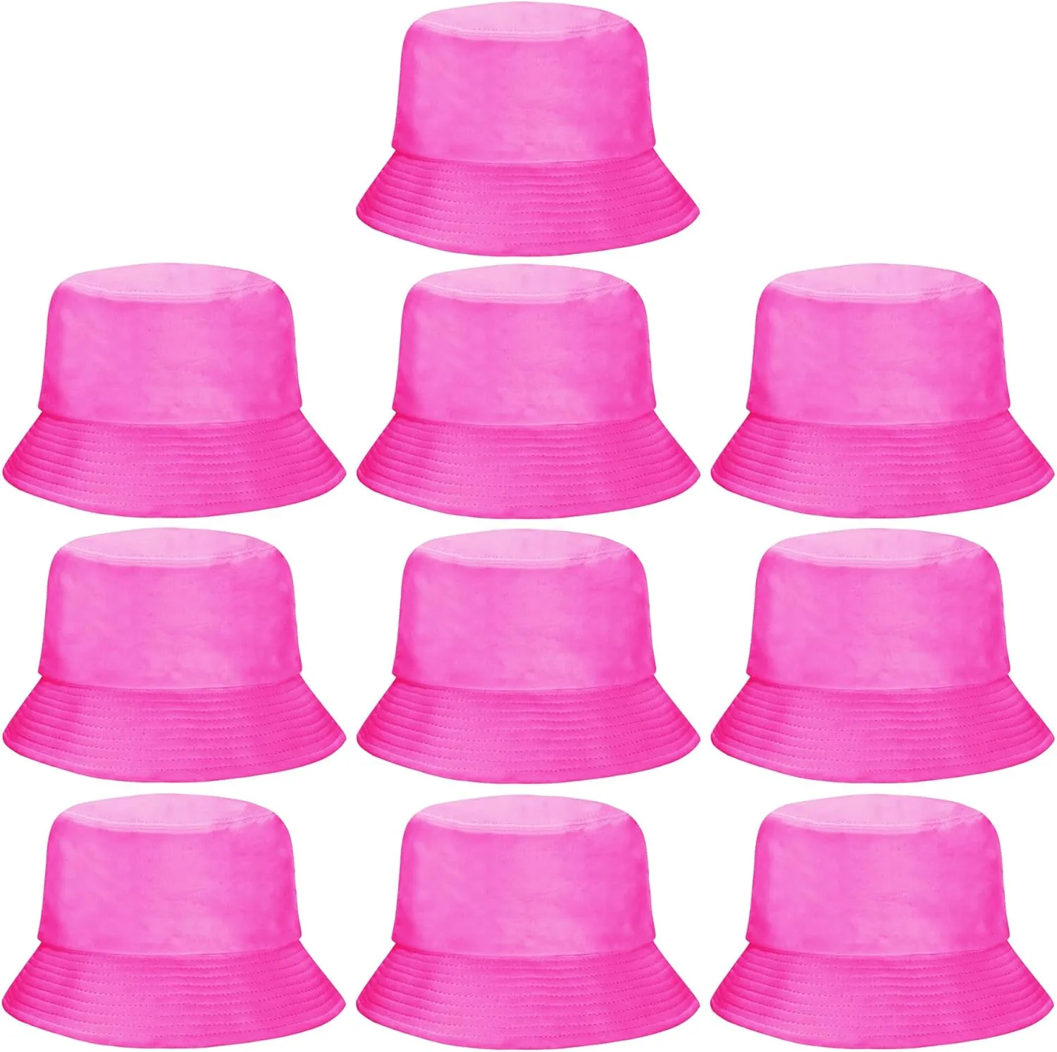 Unisex Bucket Hats Bulk, Solid Color Sun Hat Bucket Caps for Women Sumer Beach Outdoor Travel