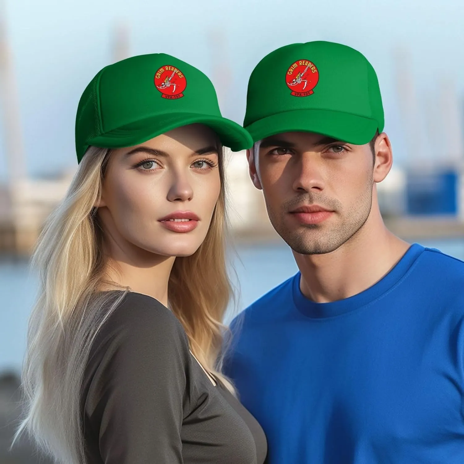 Vf-101 Grim Reapers Baseball Cap for Men Women Mesh Hat Adjustable Trucker Hat Dad Hat