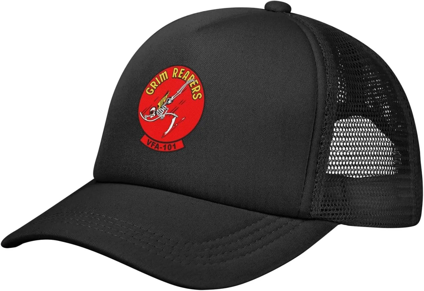 Vf-101 Grim Reapers Baseball Cap for Men Women Mesh Hat Adjustable Trucker Hat Dad Hat