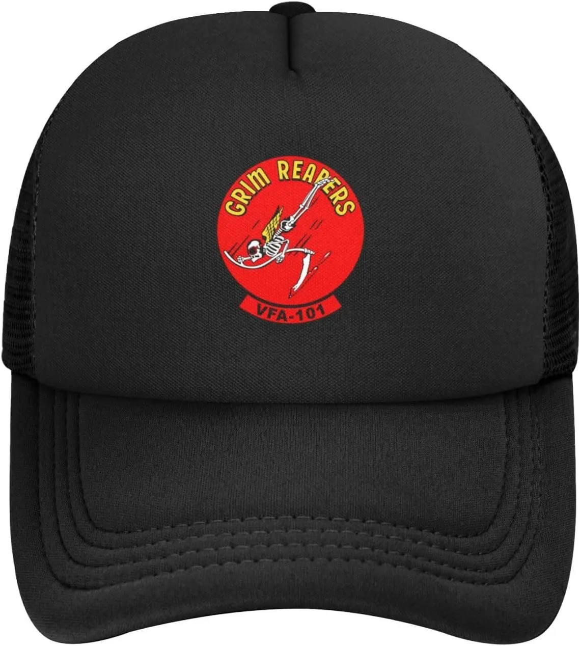 Vf-101 Grim Reapers Baseball Cap for Men Women Mesh Hat Adjustable Trucker Hat Dad Hat