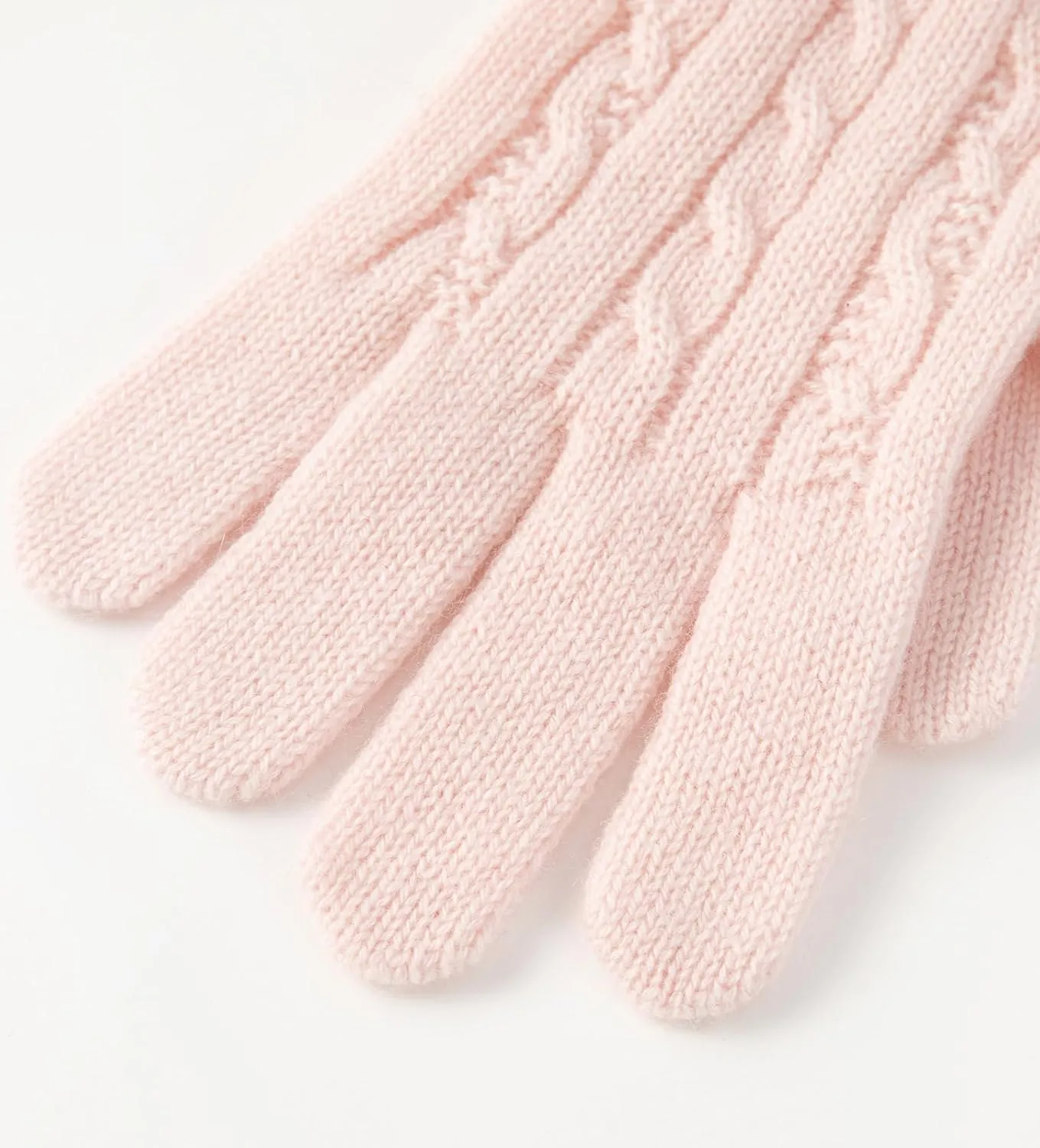 Villand Women's 3 Piece 100% Pure Cashmere Scarf Hat & Gloves Set, Cable Knitted Winter Set with Gift Box