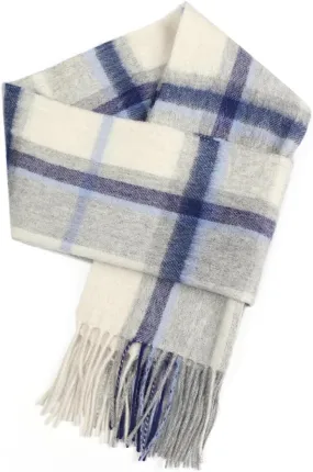 Winter Wool Plaid Striped Scarf for Men,Women Fashion Tartan Checkered Scarf Scarves