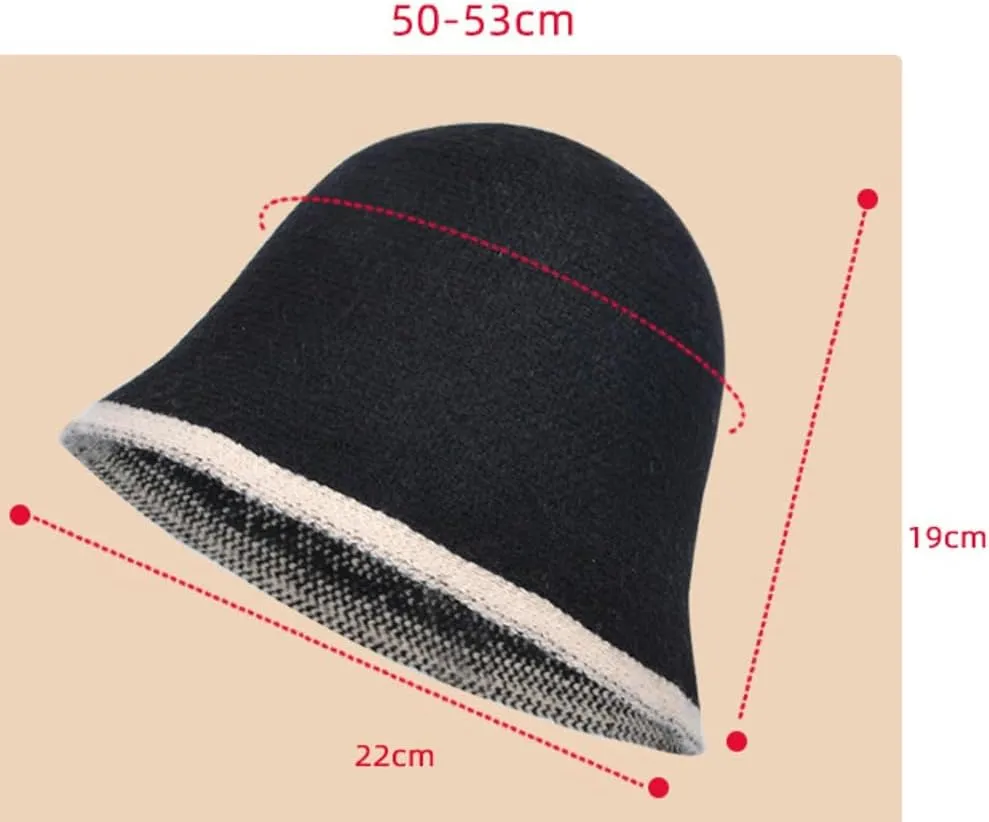 Womens Knitted Bucket Hats Wide Brim Summer Beach Sun Caps for Outdoor UV Protection Crochet Foldable Fishing Hat