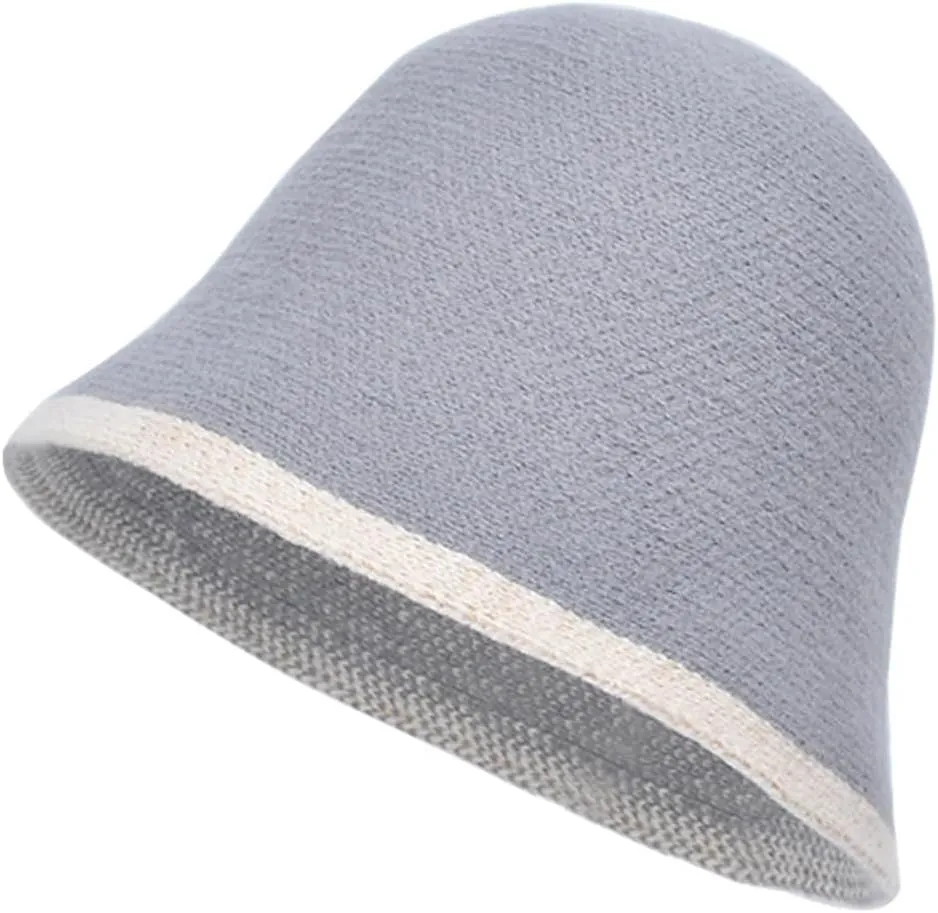 Womens Knitted Bucket Hats Wide Brim Summer Beach Sun Caps for Outdoor UV Protection Crochet Foldable Fishing Hat