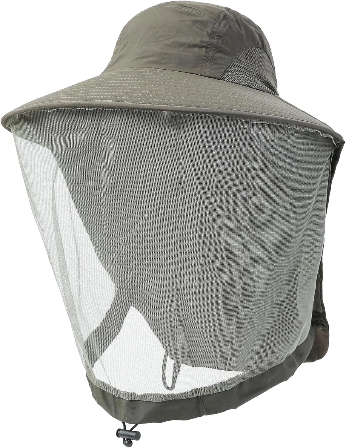 Womens Sun Hat Outdoor UV Protection Wide Brim Fishing Hat with Ponytail Hole Neck Flap for Beach Hiking Camping