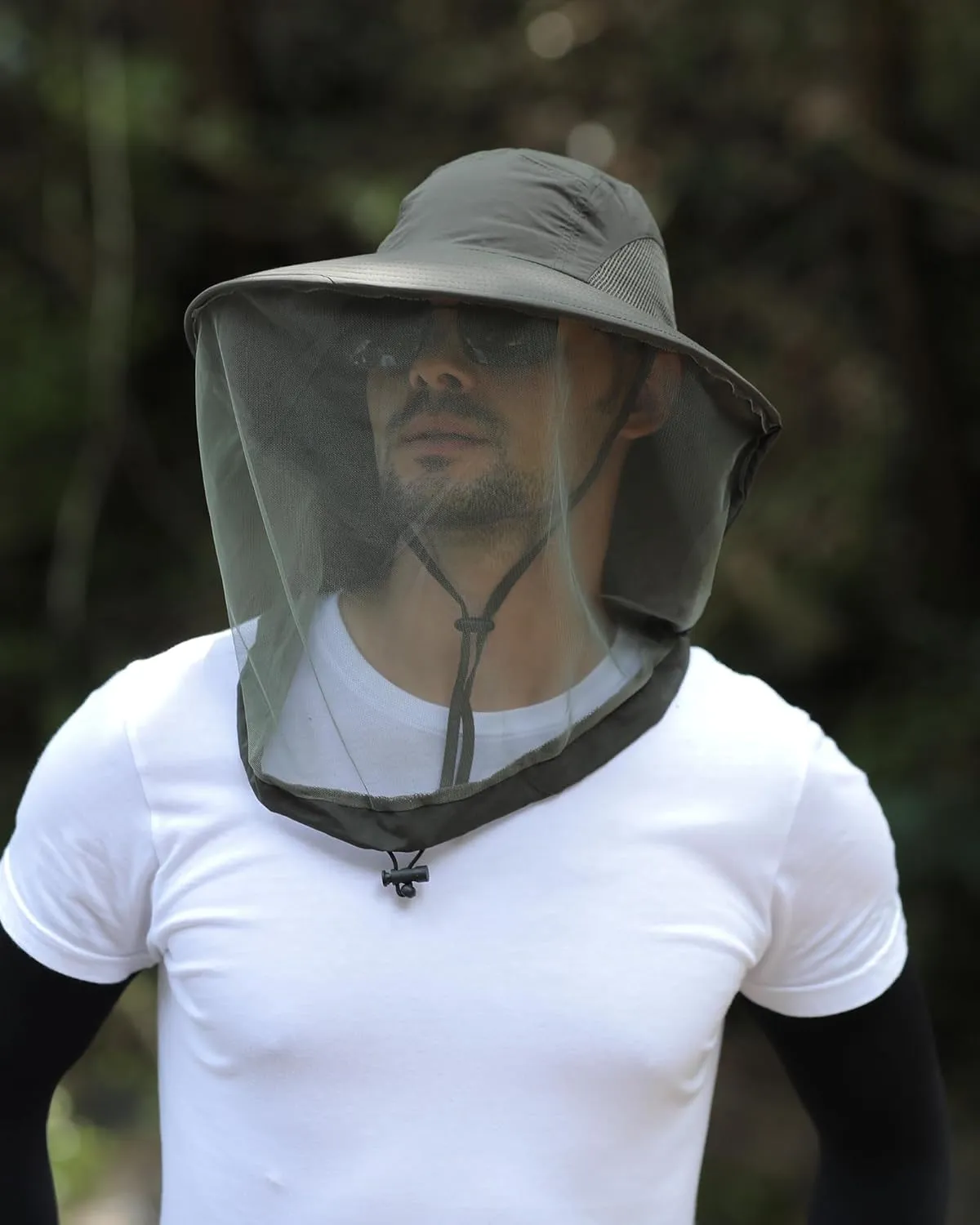 Womens Sun Hat Outdoor UV Protection Wide Brim Fishing Hat with Ponytail Hole Neck Flap for Beach Hiking Camping